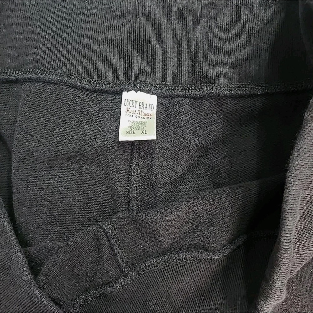 Lucky Brand Black Pants with Cream Embroidery - Picture 8 of 10